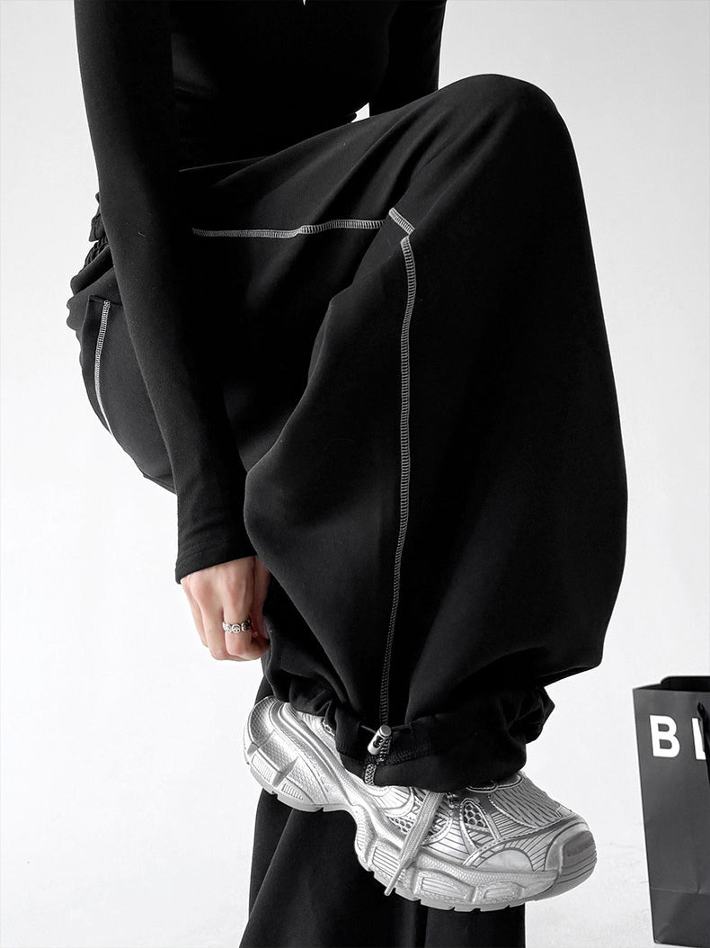 CT223 wide leg sweatpants multi detail view 03