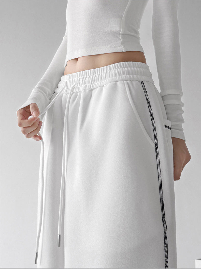 CT223 wide leg sweatpants multi detail view 21