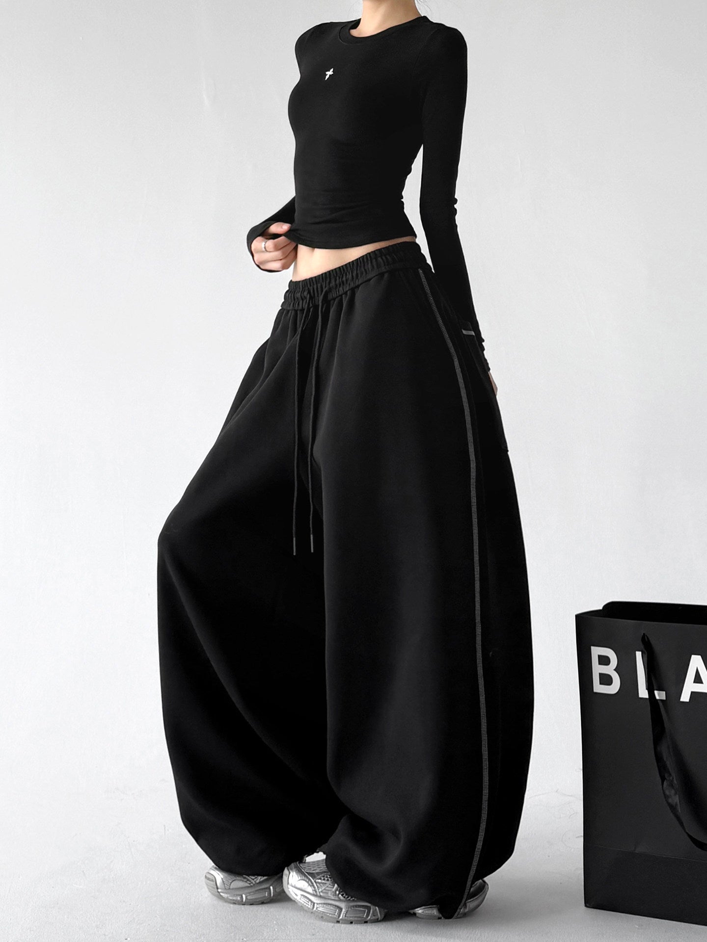 CT223 wide leg sweatpants multi product view 03