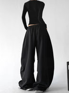 CT232 sweatpants in black, product view 15