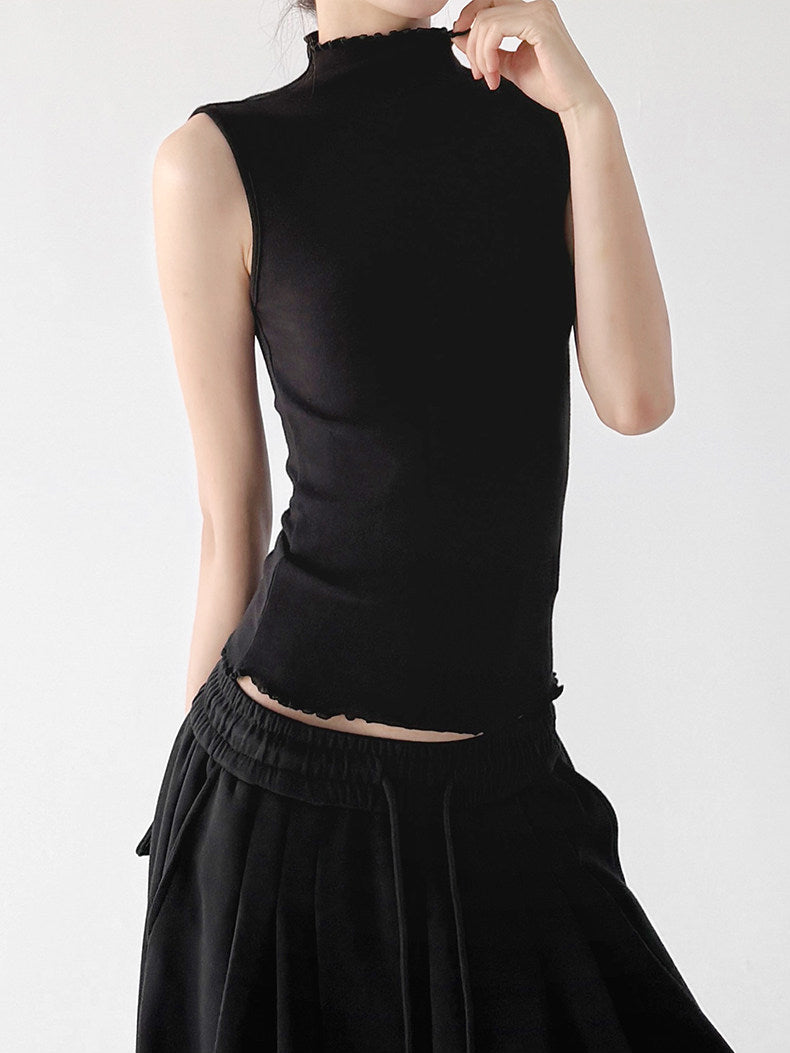 CT28992 tank tops in black, product view 14