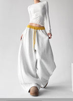 CT59908 wide leg sweatpants multi detail view 14