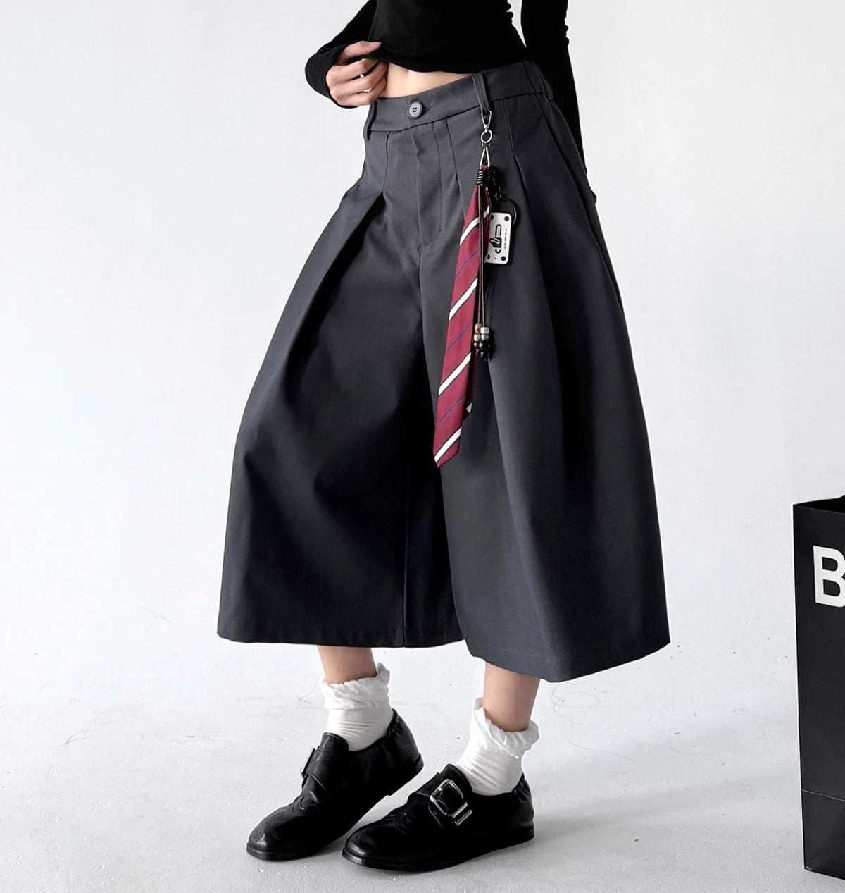 Dark Gray pants angled front