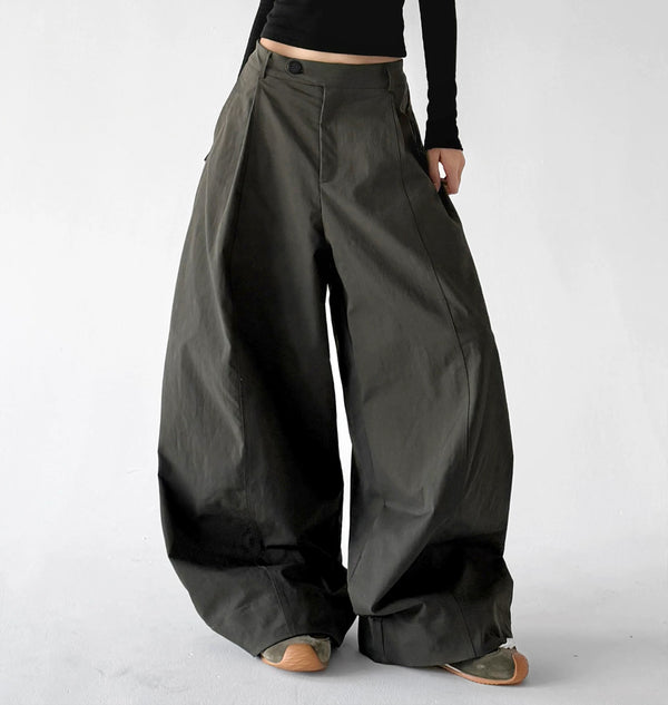 Army Green pants angled front
