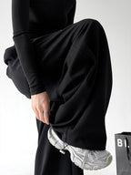 Graphic Wide-Leg Sweatpants - CT66111