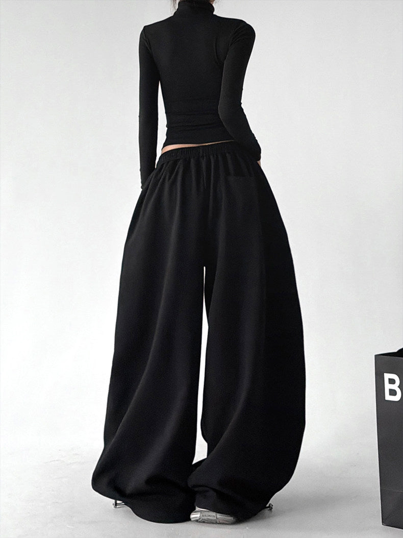Graphic Wide-Leg Sweatpants - CT66111