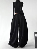 Graphic Wide-Leg Sweatpants - CT66111