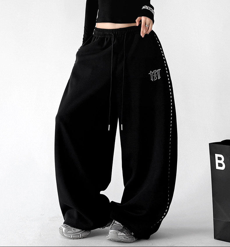 CT66211 wide leg sweatpants multi detail view 05