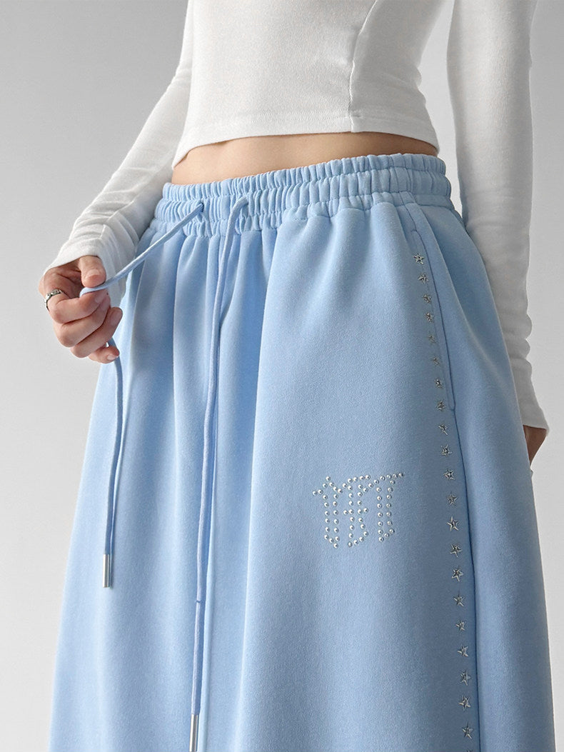 CT66211 wide leg sweatpants multi detail view 09