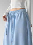 CT66211 wide leg sweatpants multi detail view 09