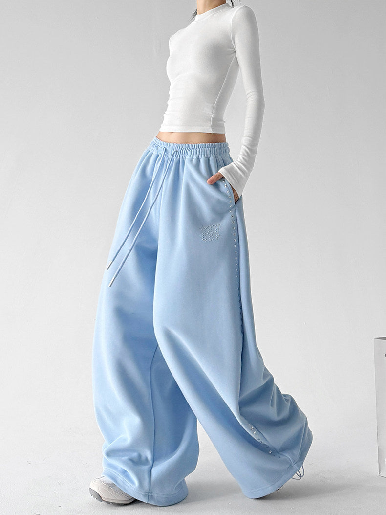 CT66211 wide leg sweatpants multi detail view 13