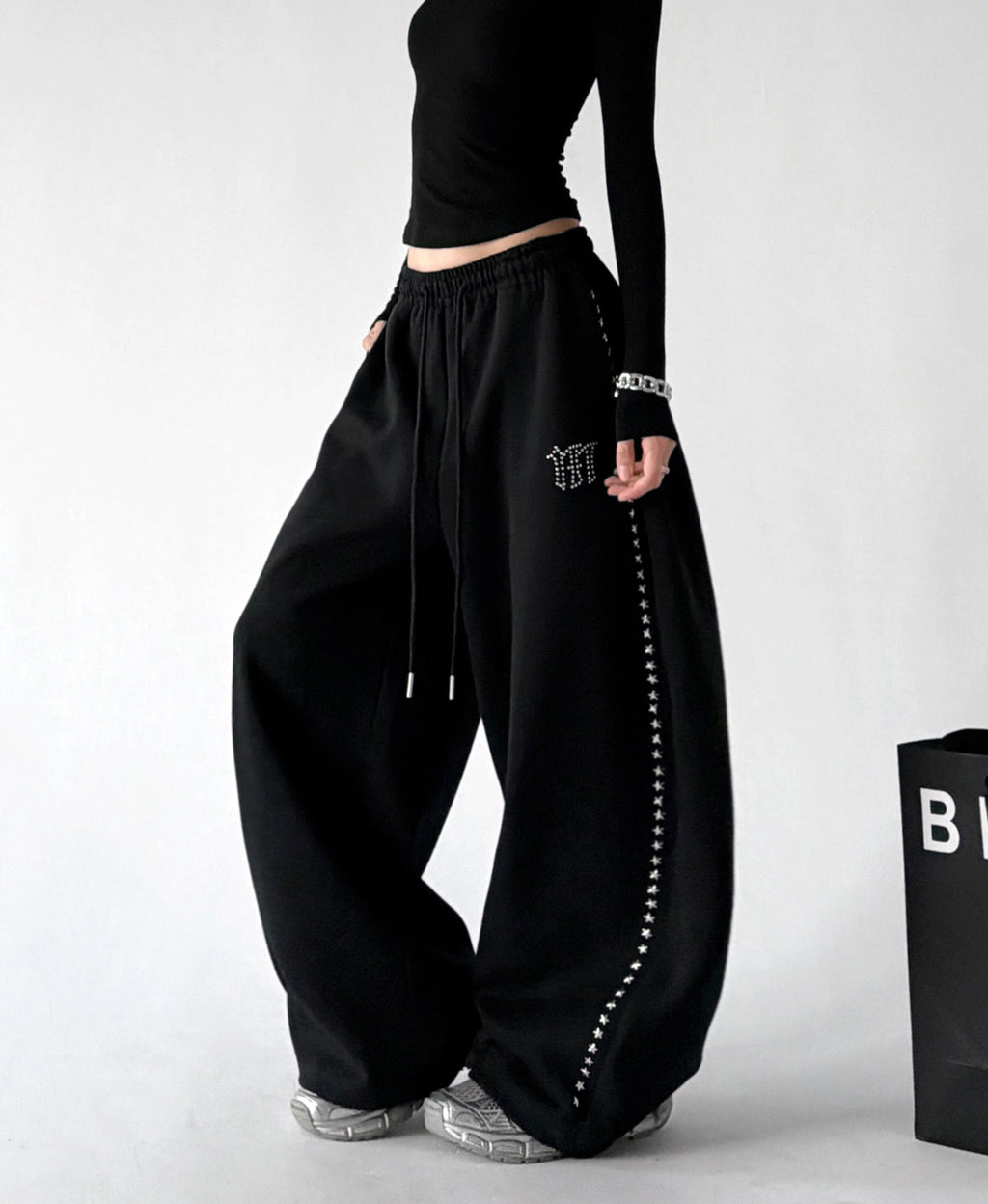 CT66211 wide leg sweatpants multi product view 01