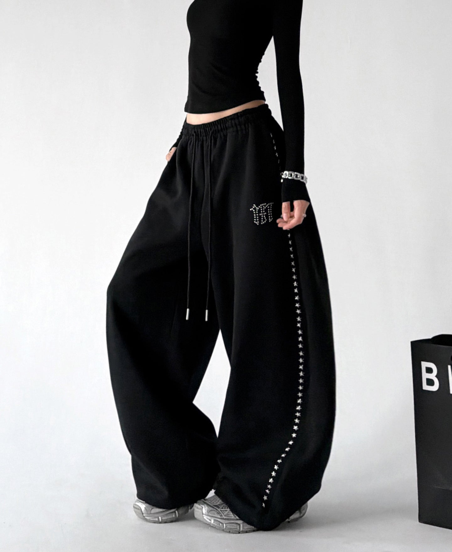 CT66211 wide leg sweatpants multi product view 01