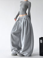 CT66218 wide leg sweatpants multi detail view 05
