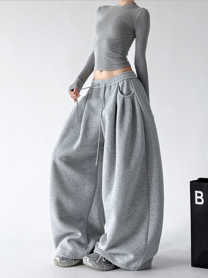 CT66218 wide leg sweatpants multi detail view 05