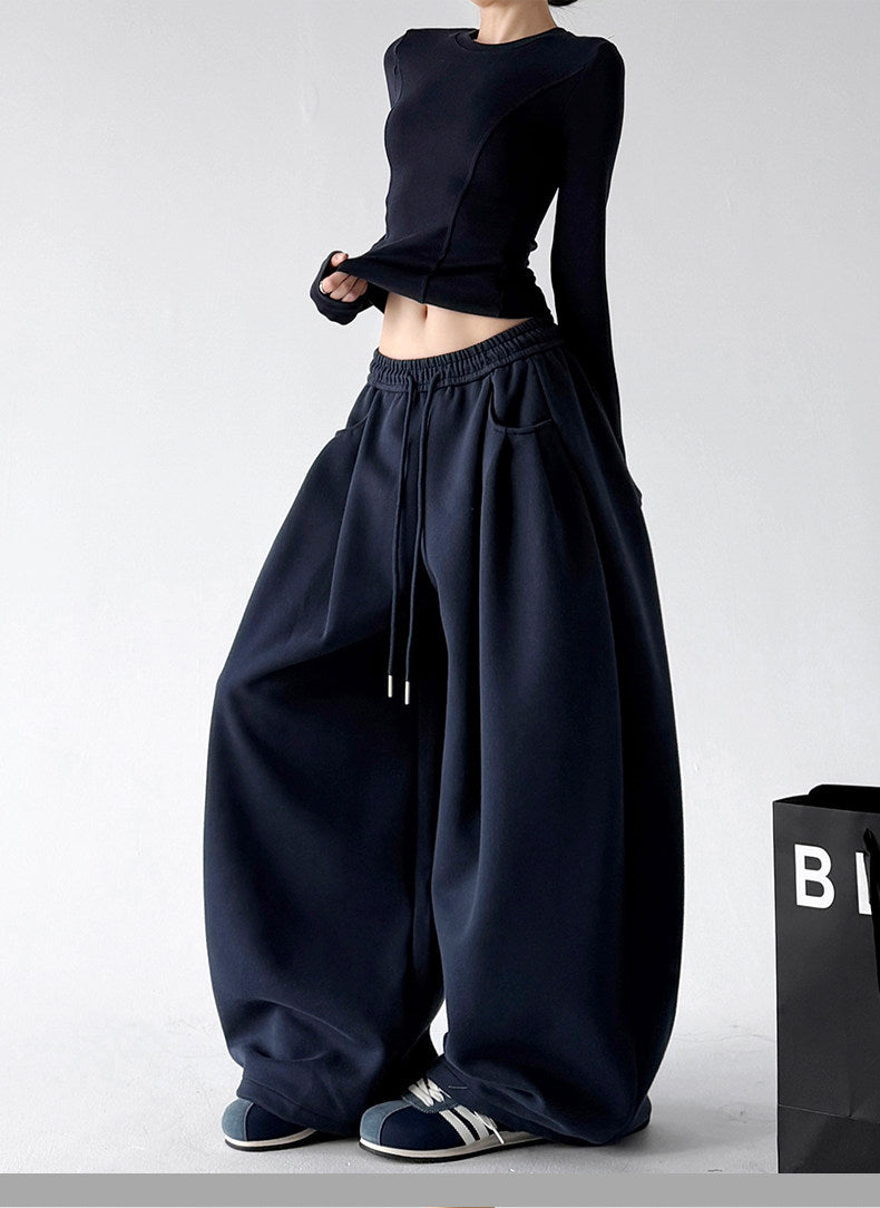 CT66218 wide leg sweatpants multi detail view 14
