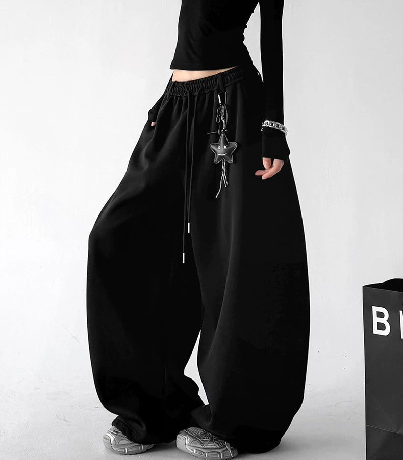 Black wide-leg pants front alternate - CT66269