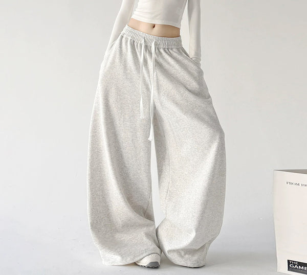 White Gray wide-leg pants front - CT66310