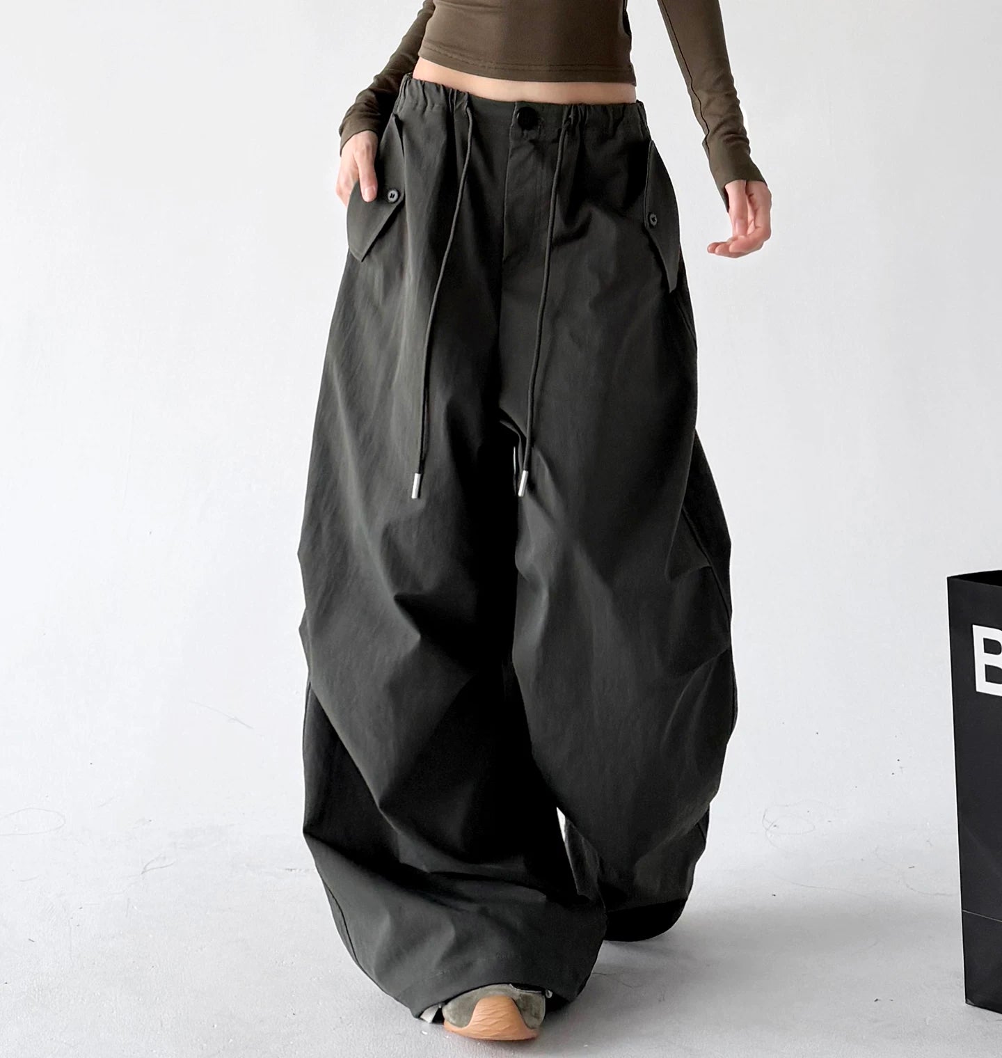 Cargo Wide-Leg Pants 서브 이미지