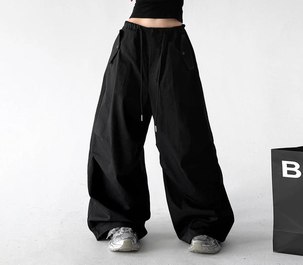 Cargo Wide-Leg Pants