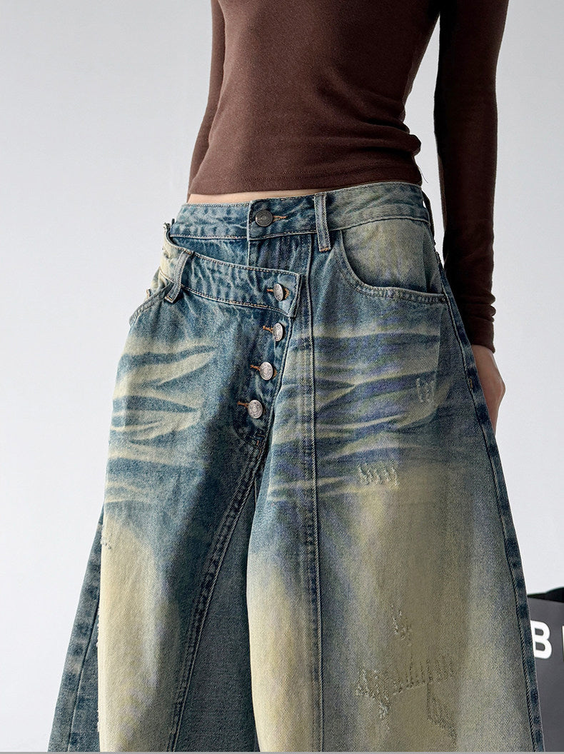 CT6818 wide leg jeans multi detail view 02