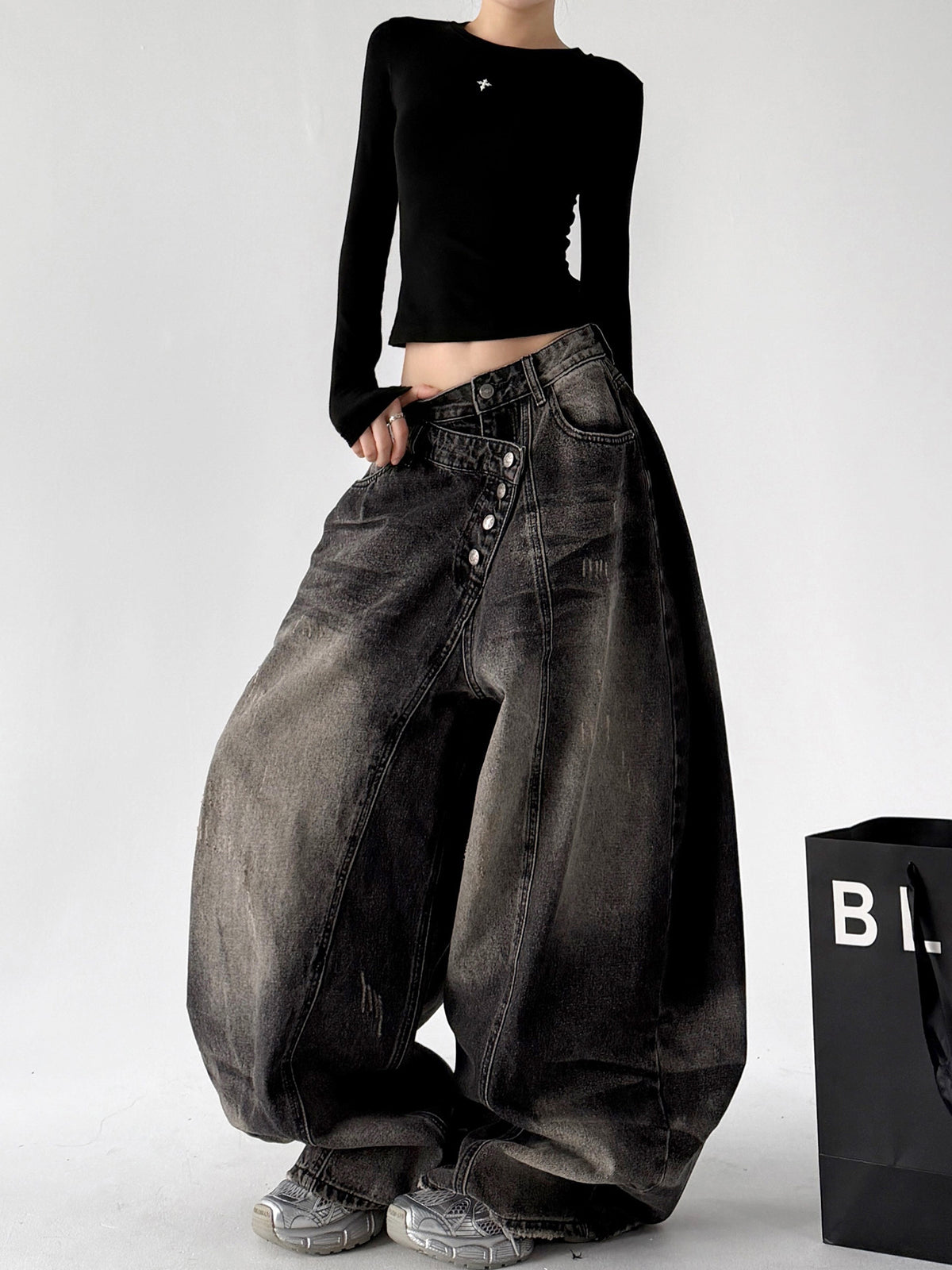 CT6818 wide leg jeans multi product view 10