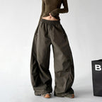 CT795 wide leg pants gray regular color view 01