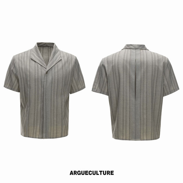 Cuban-Collar Stripe Shirt and Pants Set - COPPING THREADS - Argue Culture