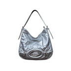 CULTIVATOR Pleated Textured Leather Shoulder Bag - COPPING THREADS - CULTIVATOR