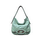 CULTIVATOR Pleated Textured Leather Shoulder Bag - COPPING THREADS - CULTIVATOR