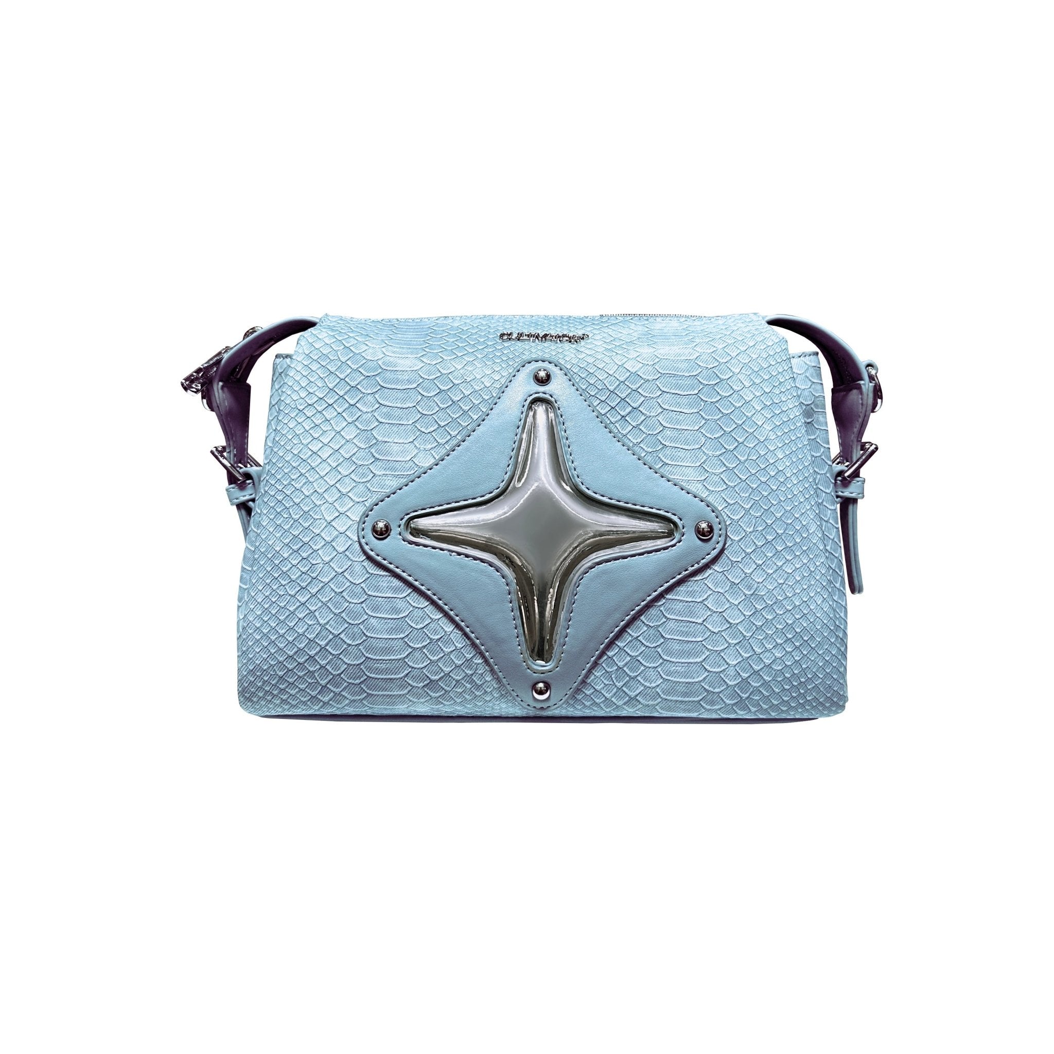 CULTIVATOR Snake Pattern Shoulder Bag Blue - COPPING THREADS - CULTIVATOR Hauptbild