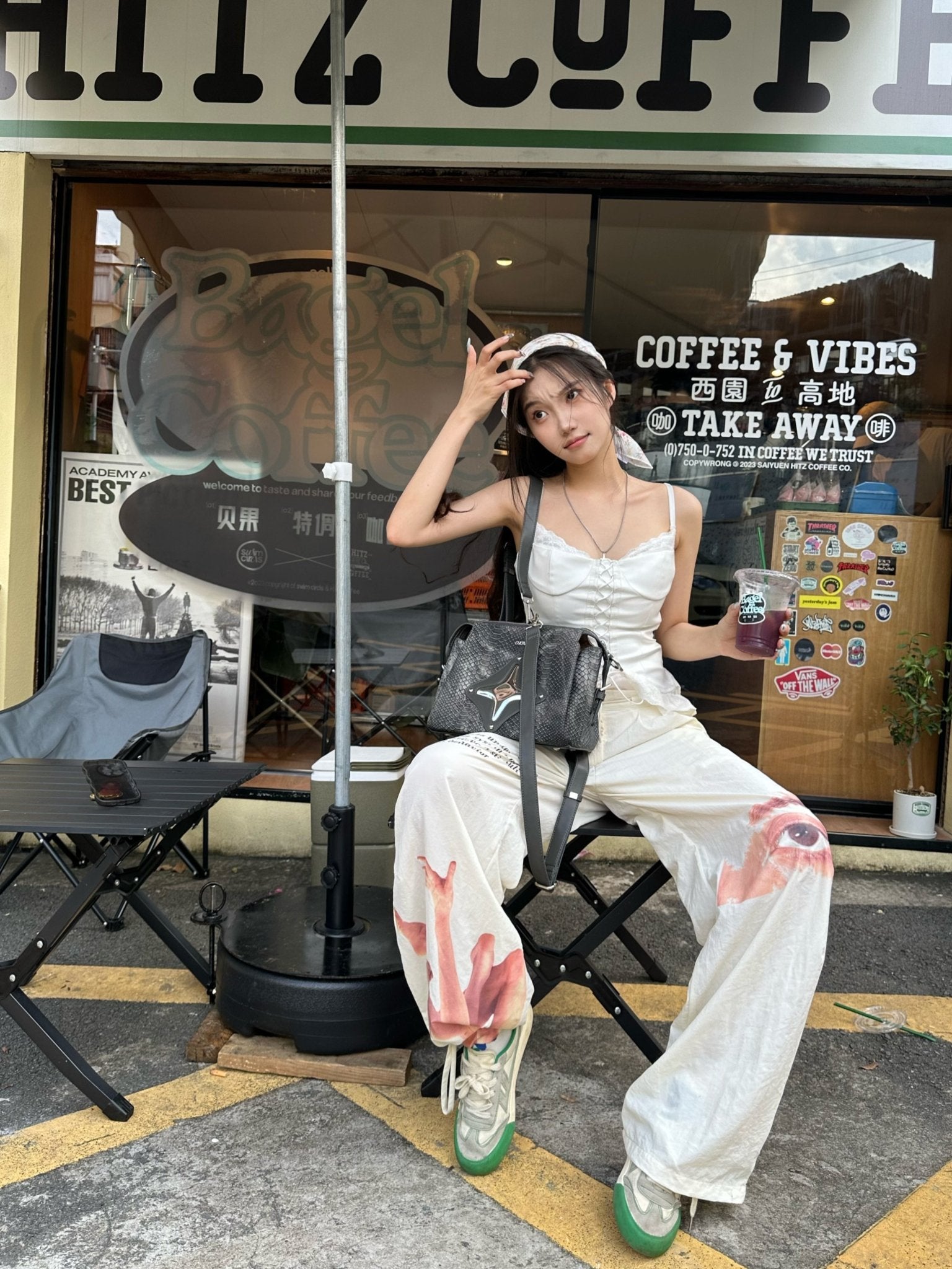 CULTIVATOR Snake Pattern Shoulder Bag Brown - COPPING THREADS - CULTIVATOR