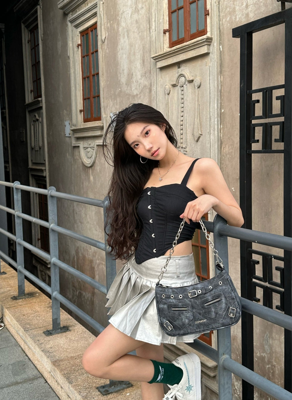 CULTIVATOR Tie - dye Denim Shoulder Bag - COPPING THREADS - CULTIVATOR