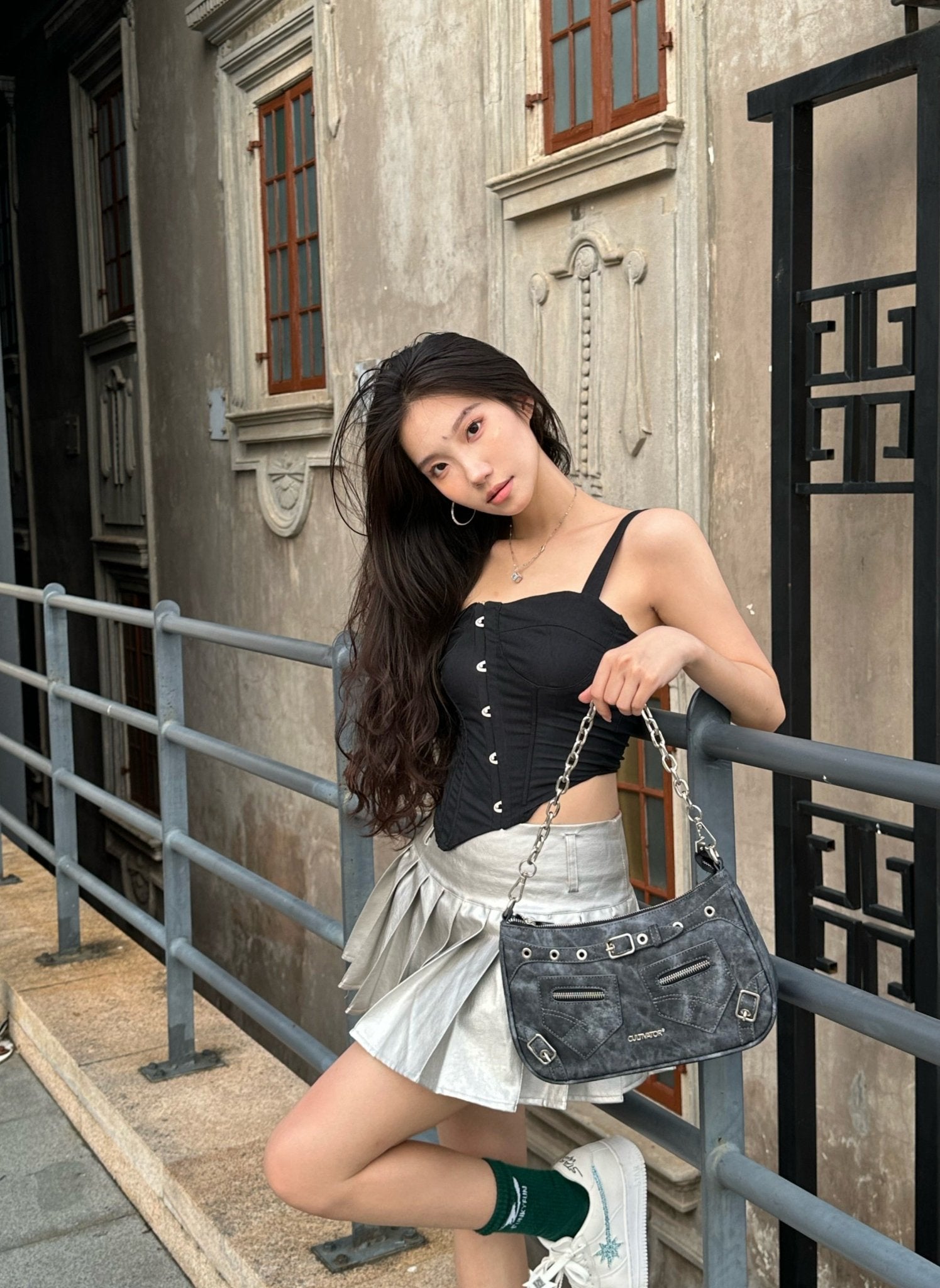 CULTIVATOR Tie - dye Denim Shoulder Bag - COPPING THREADS - CULTIVATOR