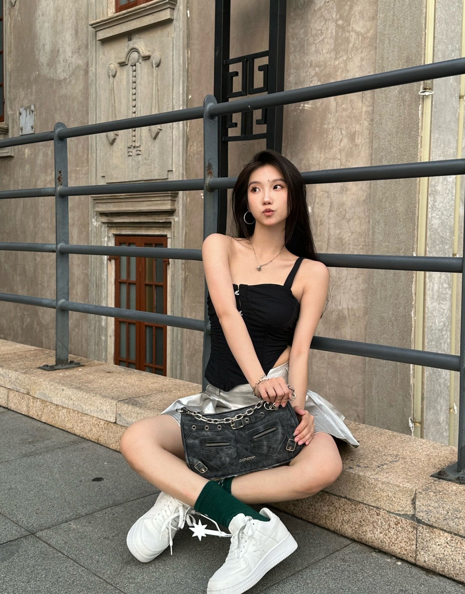 CULTIVATOR Tie - dye Denim Shoulder Bag - COPPING THREADS - CULTIVATOR