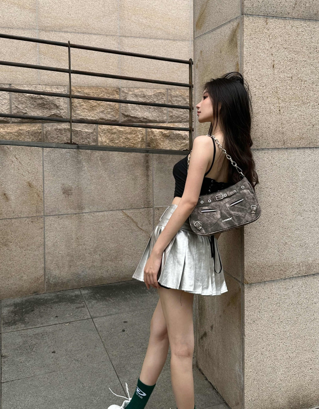 CULTIVATOR Tie - dye Denim Shoulder Bag - COPPING THREADS - CULTIVATOR