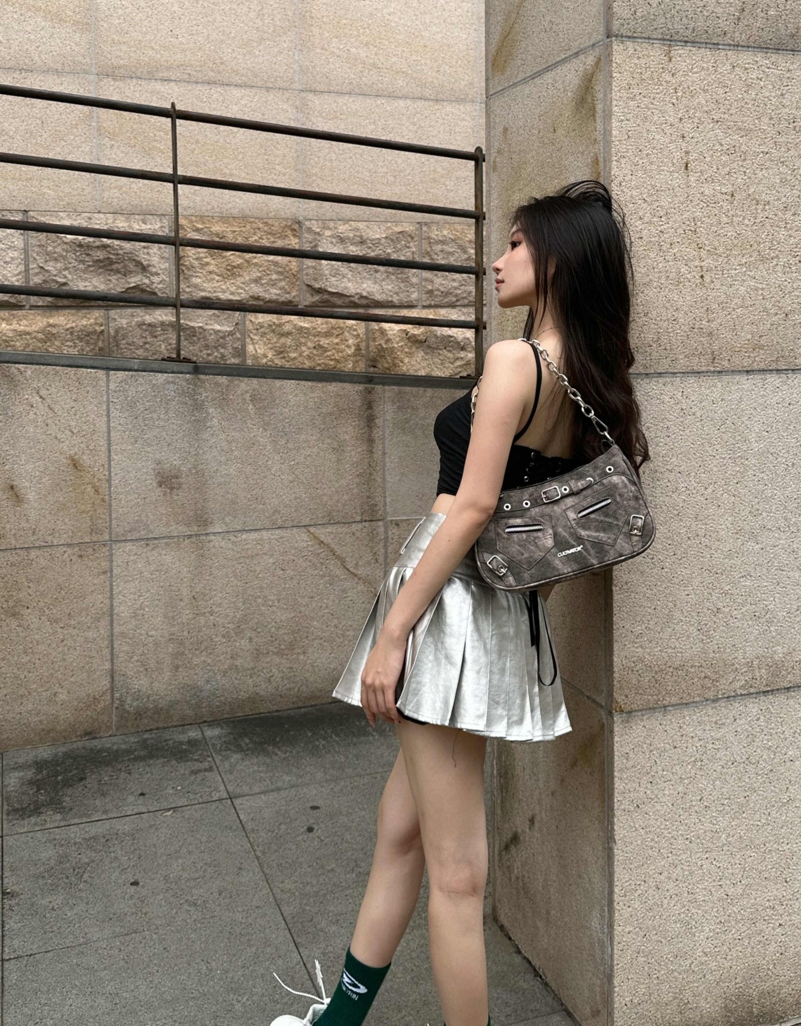 CULTIVATOR Tie - dye Denim Shoulder Bag - COPPING THREADS - CULTIVATOR