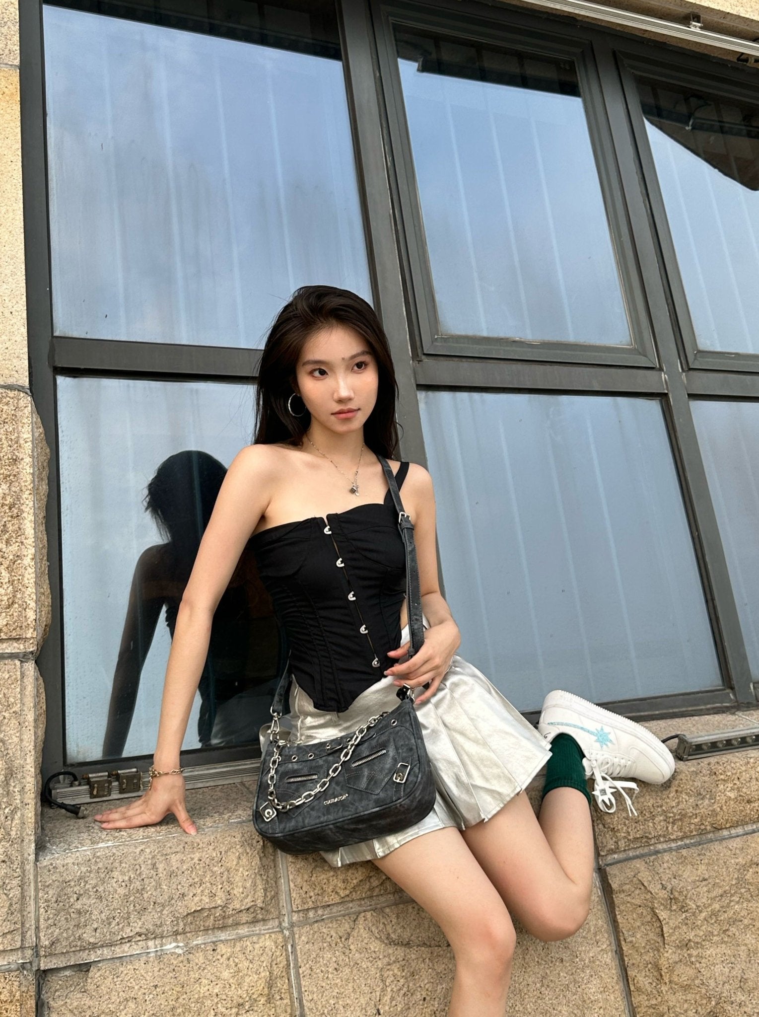 CULTIVATOR Tie - dye Denim Shoulder Bag - COPPING THREADS - CULTIVATOR