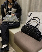 CULTIVATOR Y2K Glow Wave Pattern Shoulder Bag - COPPING THREADS - CULTIVATOR