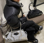 CULTIVATOR Y2K Glow Wave Pattern Shoulder Bag - COPPING THREADS - CULTIVATOR