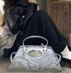 CULTIVATOR Y2K Glow Wave Pattern Shoulder Bag - COPPING THREADS - CULTIVATOR