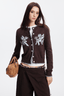 Cupid Jacquard Embellished Cardigan - COPPING THREADS - CHICISLAND