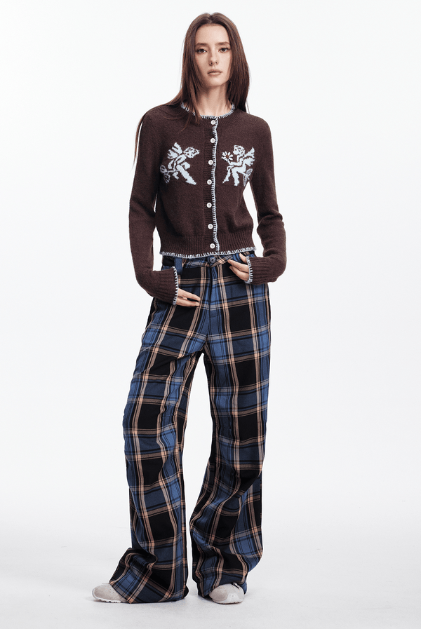Cupid Jacquard Embellished Cardigan - COPPING THREADS - CHICISLAND