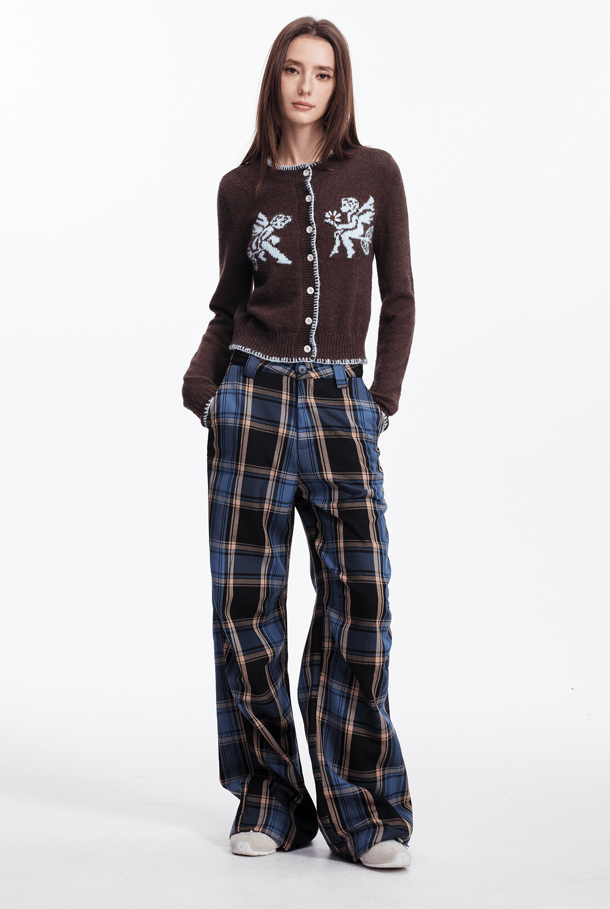 Cupid Jacquard Embellished Cardigan - COPPING THREADS - CHICISLAND