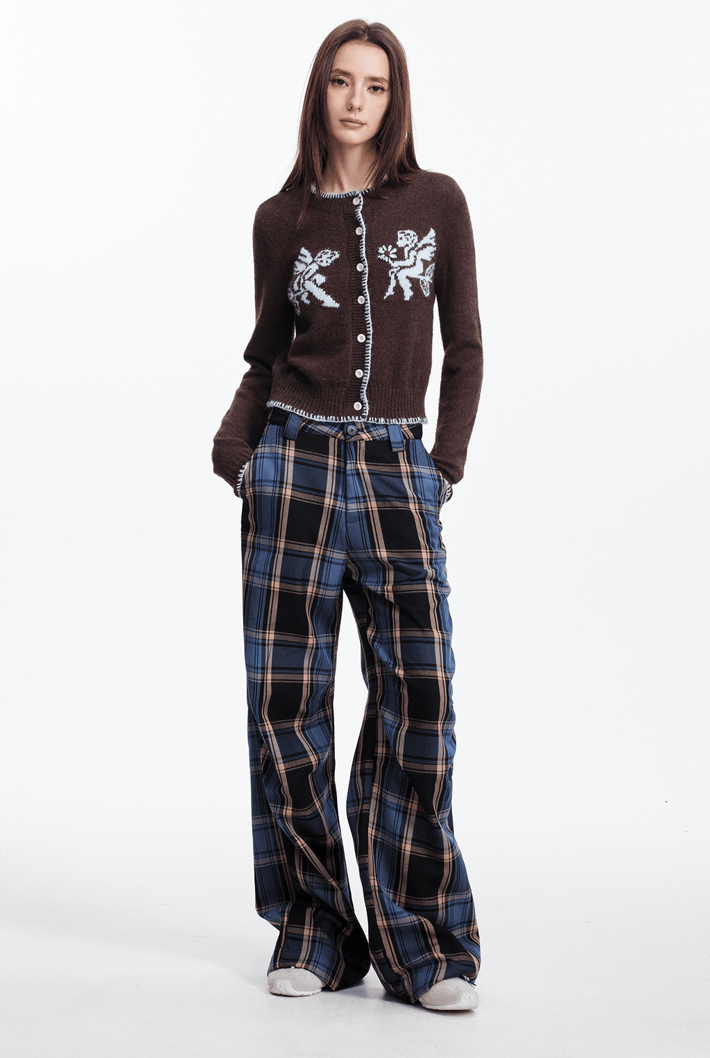 Cupid Jacquard Embellished Cardigan - COPPING THREADS - CHICISLAND