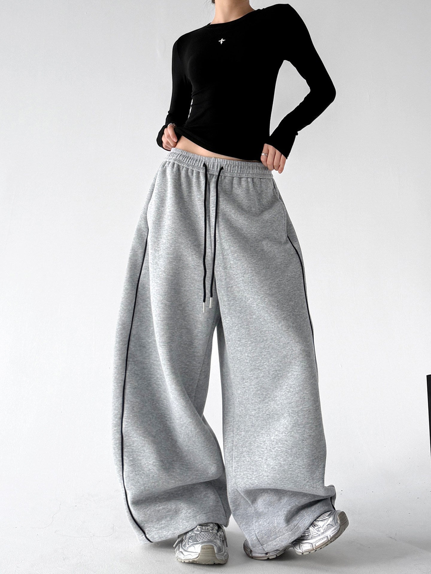 Curved-Seam Balloon Sweatpants - CT66217 - COPPING THREADS - CT ORIGINALS