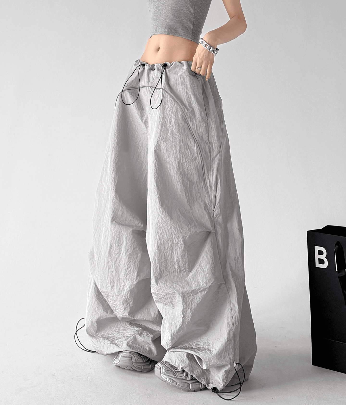 Curved Seam Parachute Pants - CT211 - COPPING THREADS - CT Select