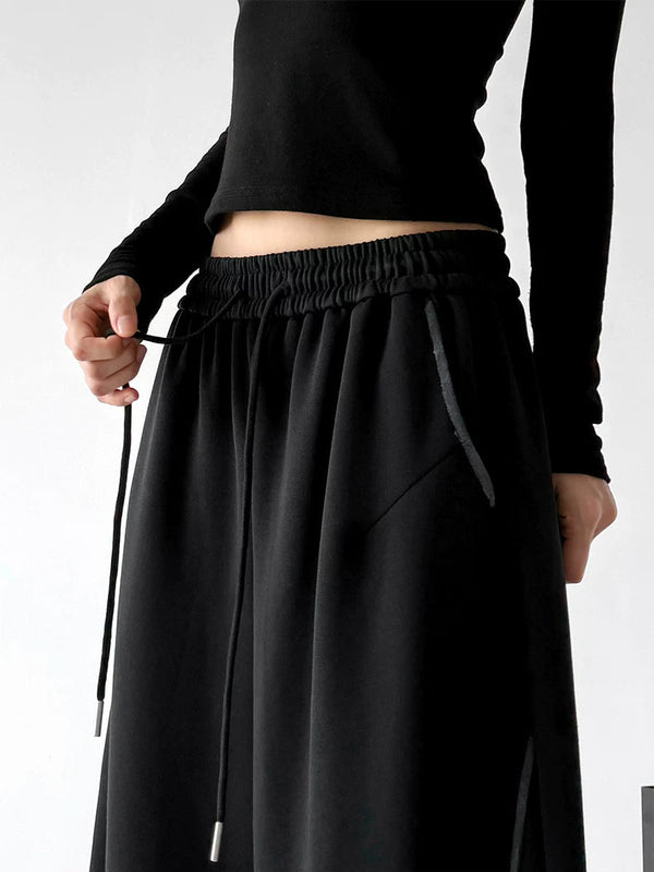 Curved-Seam Wide-Leg Sweatpants - COPPING THREADS - CT ORIGINALS