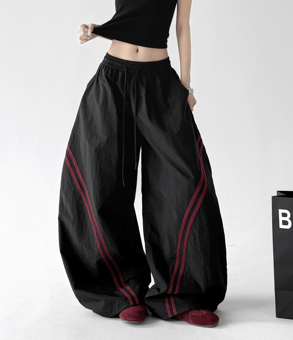 Curved Stripe Wide - Leg Pants - CT826 - COPPING THREADS - CT Select
