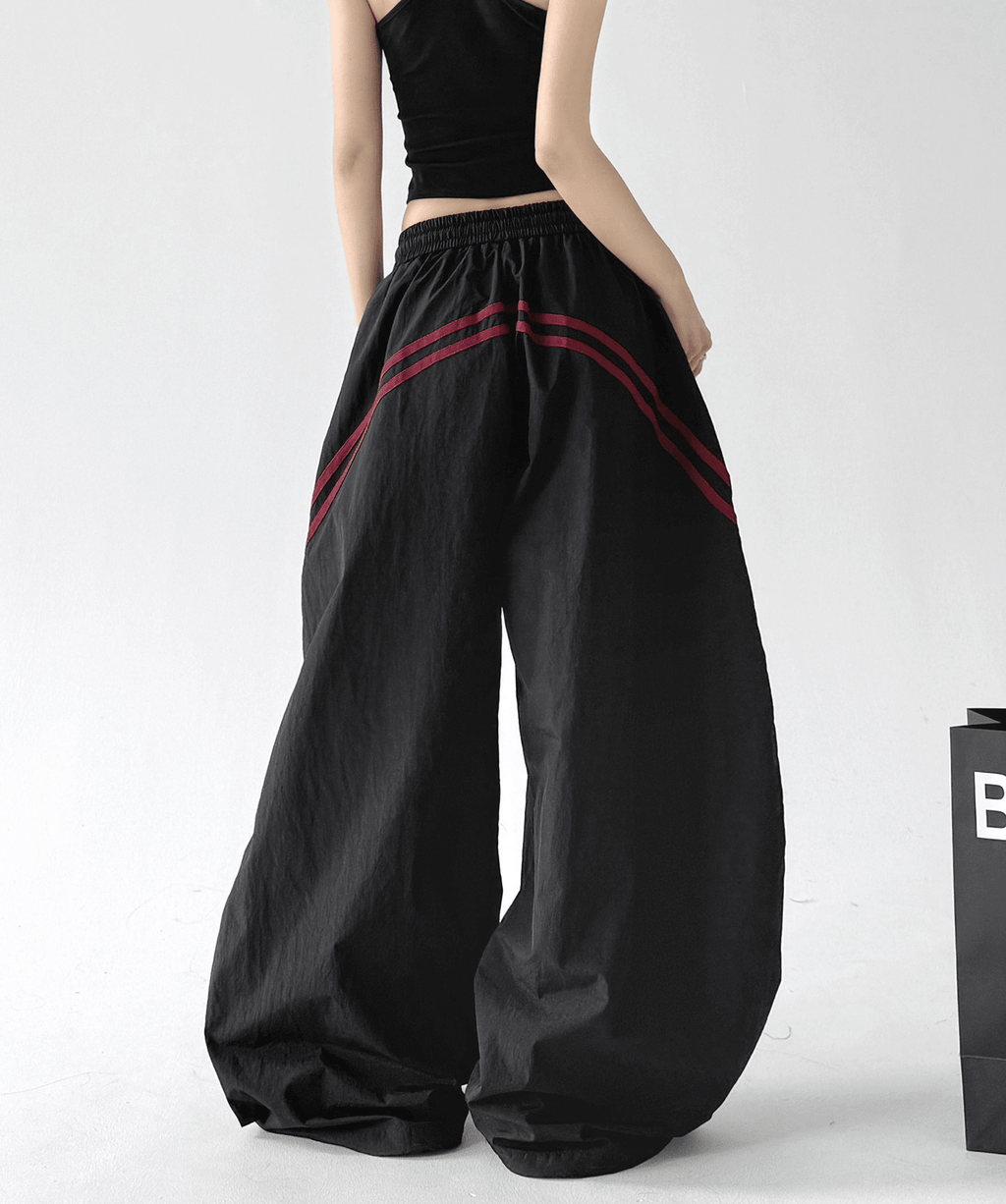 Curved Stripe Wide - Leg Pants - CT826 - COPPING THREADS - CT Select